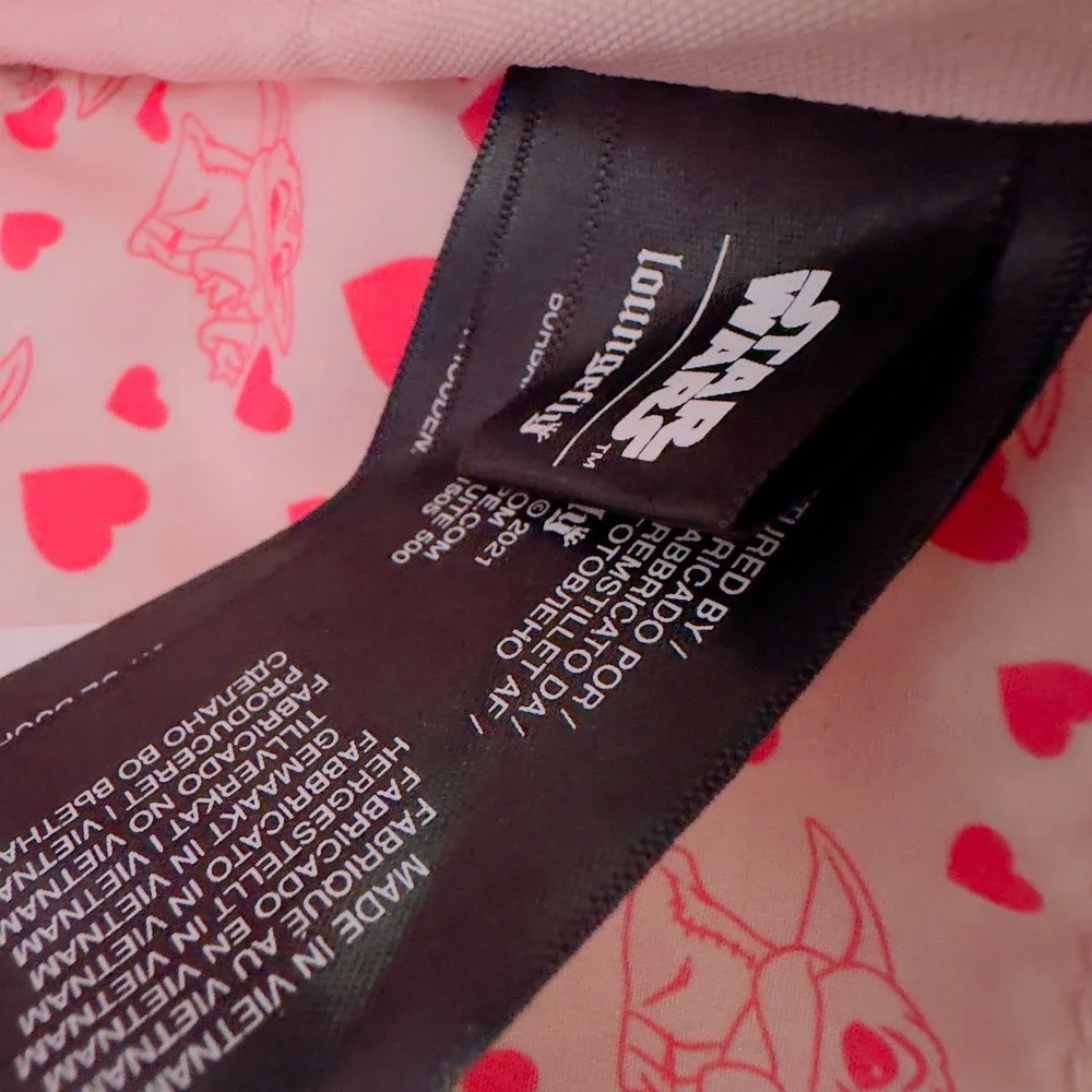 Loungefly Backpack Mini Pink Grogu Valentines Star Wars Mandalorian Baby Yoda